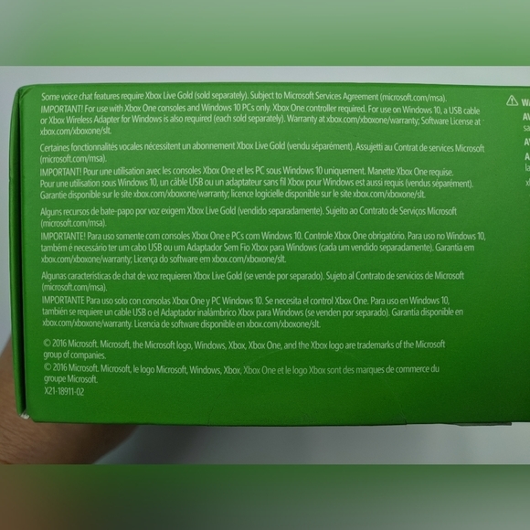 XBOX 1564 Wired Chat Headset UNOPENED - Picture 4 of 7